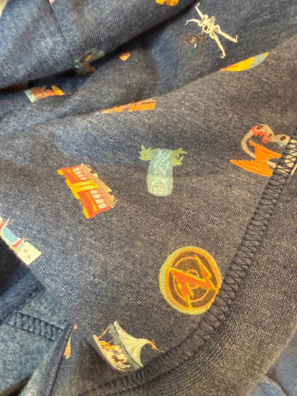 Disneyland Blue Zip-Up Hoodie with Mickey Print and embroidered back - Picture 11 of 12